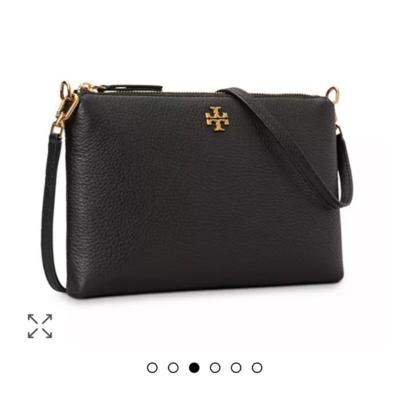 Tory Burch Bags Tory Burch Kira Small Pebbled Leather Topzip